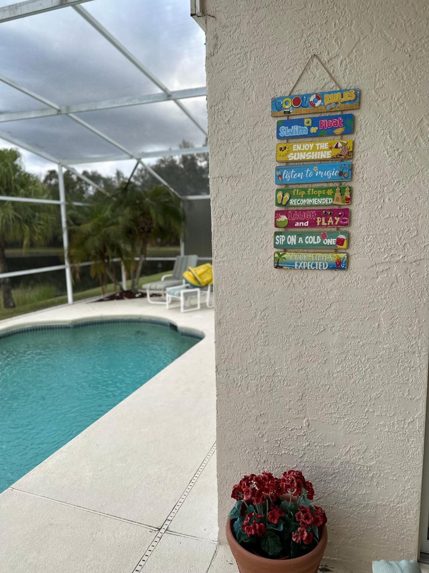 Private Pool With A Beautiful View Overlooking The Lake! Near Disney - Universal Кіссіммі Екстер'єр фото